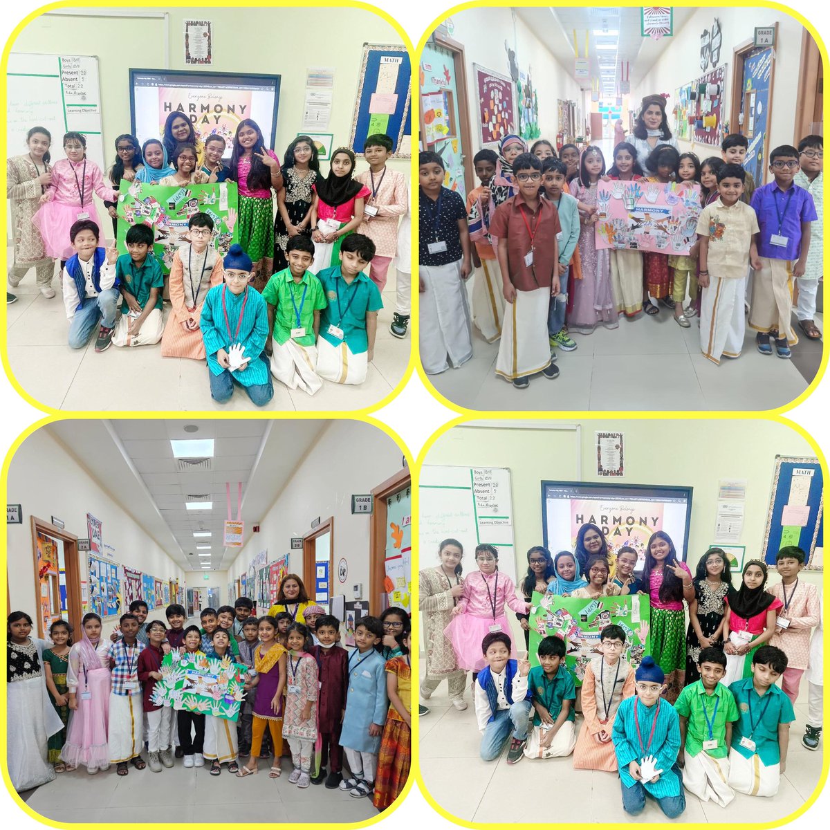 dpsrak's tweet image. Delhi Private School, RAK celebrated Harmony Day across different Phases to highlight the importance of harmony within oneself, as well as in the classroom, nation, and the world. The event focused on promoting cultural understanding, respect, and peaceful coexistence.#dpsrak