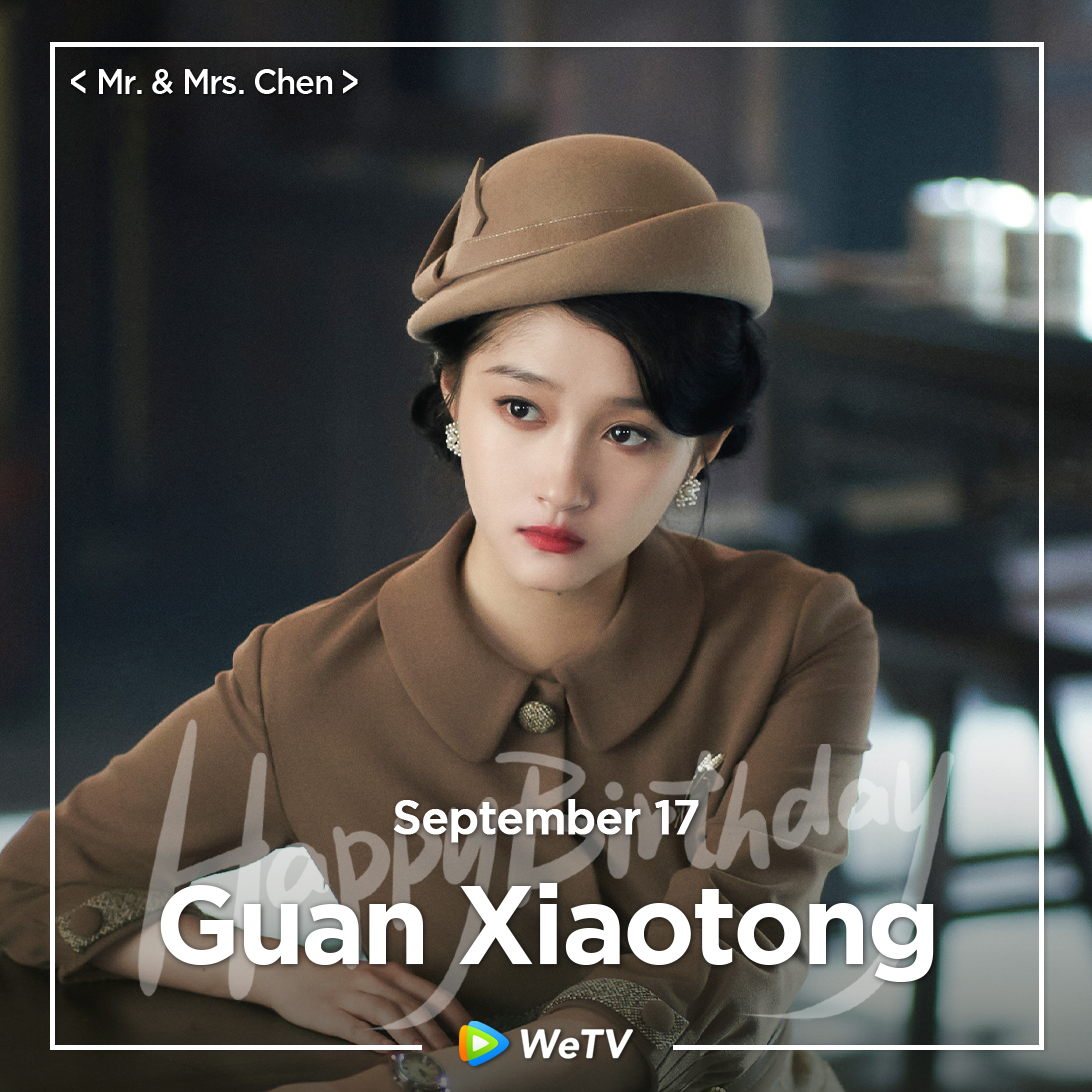 WeTVOfficial's tweet photo. ✨Happy Birthday to #GuanXiaotong🎂
Love your performance in #MrMrsChen (Available in ASEAN) #OnceandForever(Available in ASEAN)
Looking forward to more of your works.❣️
#关晓彤 #梅花红桃 #曾少年 #WeTV #WeTVAlwaysMore https://t.co/4aSDDxmXoi