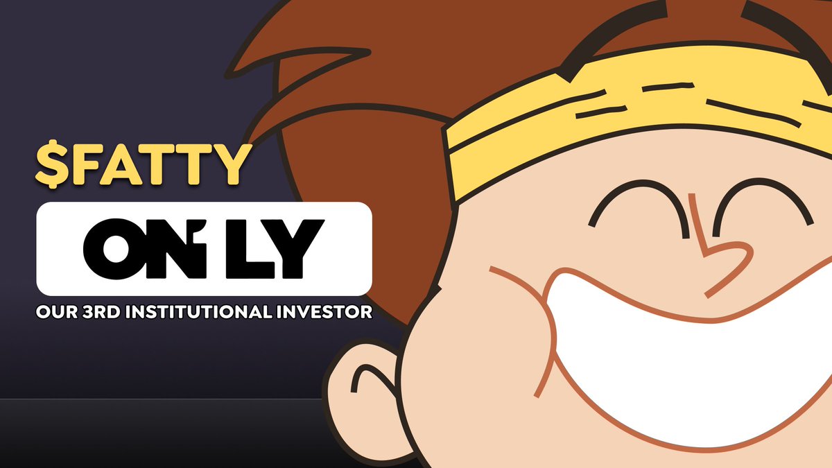 ✨New institutional investor🦾

Welcome ONLY-VC! 

$FATTY has achieved another major milestone by signing an agreement with already 3rd VC! Together with the Only-VC team, we are diving deep into all potential support for every aspect of the project. 

#FATTY to the moon!