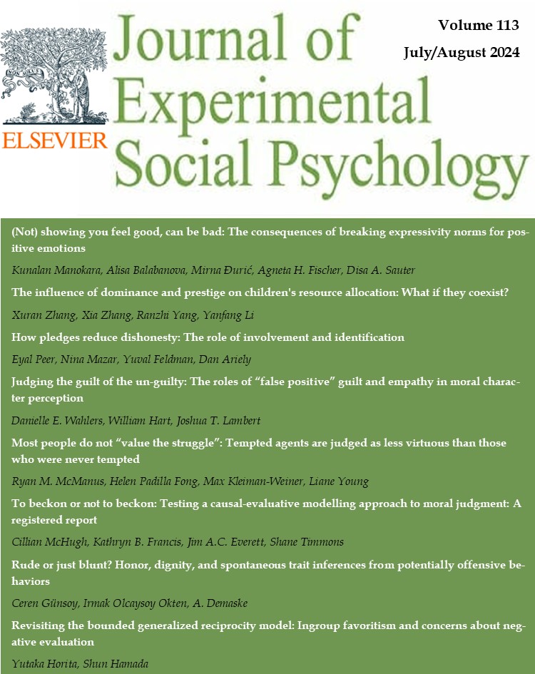 The new academic year has started/will be starting soon for everyone! 🍎🍏Time to catch up on summer science! 🔖Here is our July/August issue! 1/2 ⬇️
<a href="/easpinfo/">EASP</a> <a href="/SPSSI/">SPSSI</a> <a href="/PsychScience/">Association for Psychological Science</a> <a href="/APA/">American Psychological Association</a> <a href="/SPSPnews/">Society for Personality and Social Psychology</a>