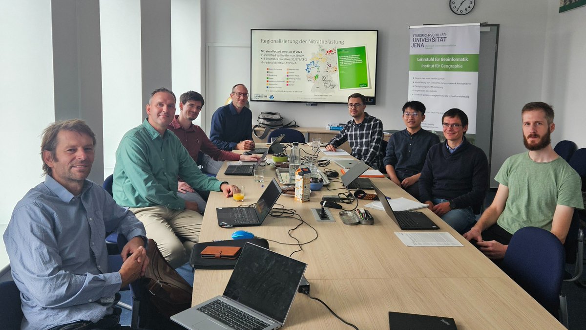 Alexander Brenning (@geobrenning) on Twitter photo ReGeNi-Projektstart 1/2: Neue Ansätze für die Ausweisung von #Nitratbelastung im #Grundwasser stehen im Fokus, finanziert durch <a href="/Umweltbundesamt/">Umweltbundesamt</a> @BMUV. Ziel: Nitratdaten optimal nutzen, geostatistische Methoden bundesweit etablieren wie von <a href="/EU_Commission/">European Commission</a> gefordert. #RoteGebiete ReGeNi-Projektstart 1/2: Neue Ansätze für die Ausweisung von #Nitratbelastung im #Grundwasser stehen im Fokus, finanziert durch <a href="/Umweltbundesamt/">Umweltbundesamt</a> @BMUV. Ziel: Nitratdaten optimal nutzen, geostatistische Methoden bundesweit etablieren wie von <a href="/EU_Commission/">European Commission</a> gefordert. #RoteGebiete