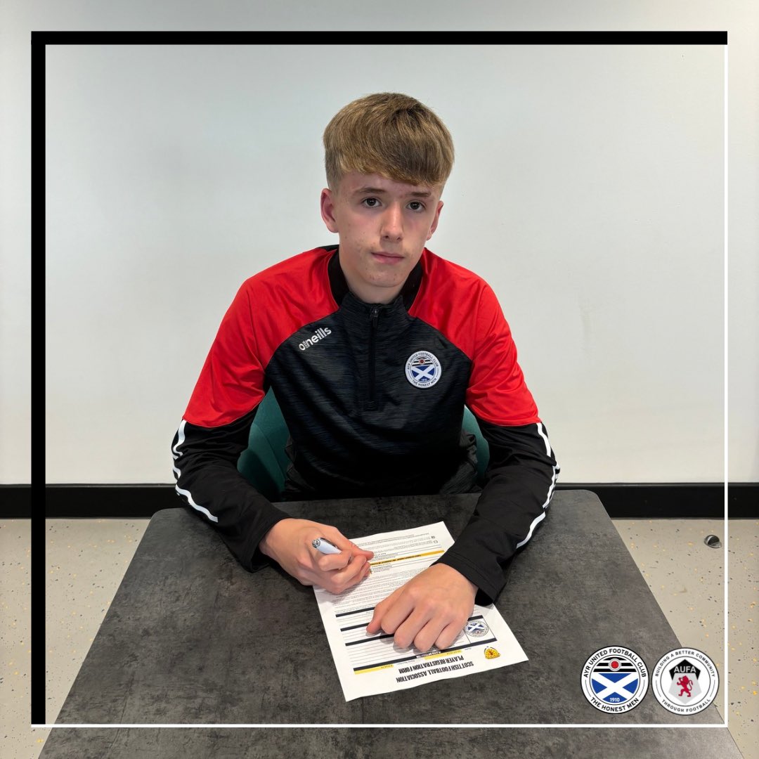 Ayr United Youth Academy (@ayrunitedyouth) on Twitter photo Congratulations to Lucas Dale (2009) who has signed for <a href="/AyrUnitedFC/">Ayr United</a> U16s following a successful trial period ๐
Thanks to Lucasโs family and Johnstone Burgh for the support!
Welcome to the Honest Men โฝ๏ธ
#WeAreUnited Congratulations to Lucas Dale (2009) who has signed for <a href="/AyrUnitedFC/">Ayr United</a> U16s following a successful trial period ๐
Thanks to Lucasโs family and Johnstone Burgh for the support!
Welcome to the Honest Men โฝ๏ธ
#WeAreUnited
