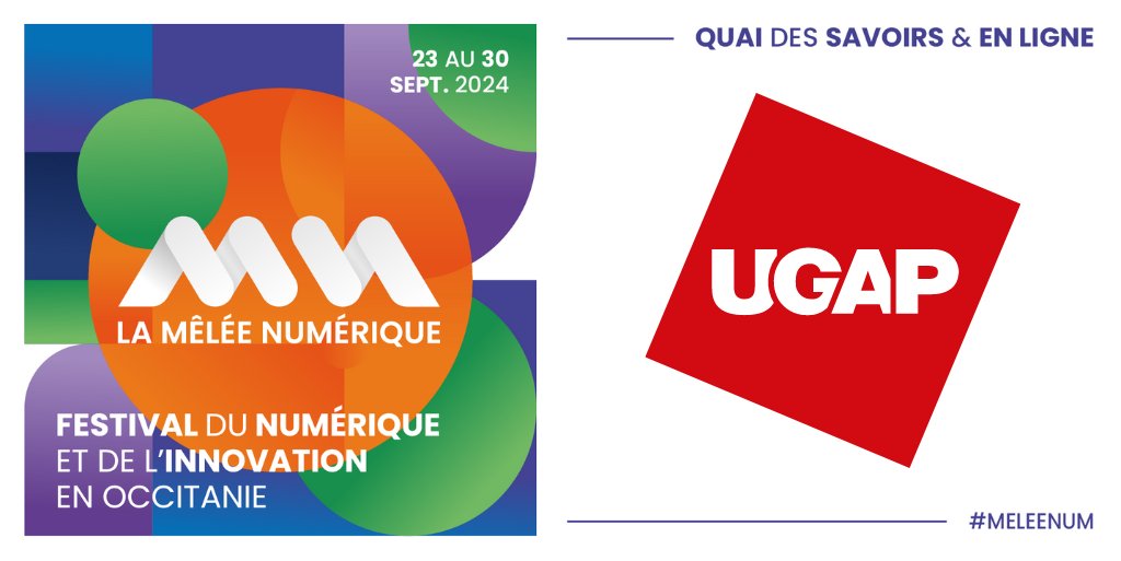 Nous sommes ravis de vous annoncer la présence du <a href="/ugap/">UGAP</a> notre partenaire lors de La Mêlée Numérique 2024 ! 🙏 
Rendez-vous du 23 au 30 septembre pour l'événement incontournable en Occitanie ! 
Inscription gratuite : swll.to/meleenum

#MeleeNum  #toulouse
