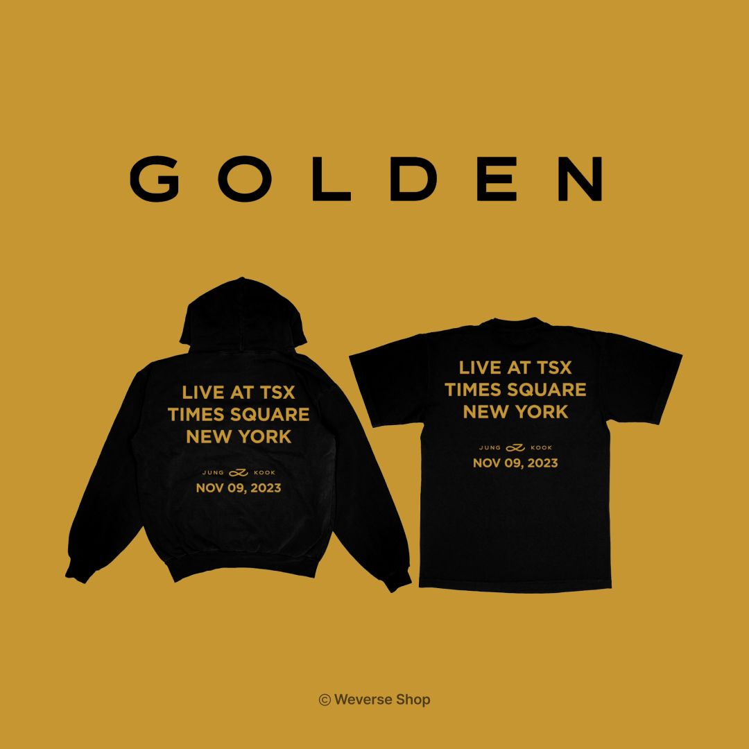 JUNGKOOK LIVE AT TSX Tシャツ bts_bighit #JungKook Live at TSX, Times Square 商品販売のお知らせ