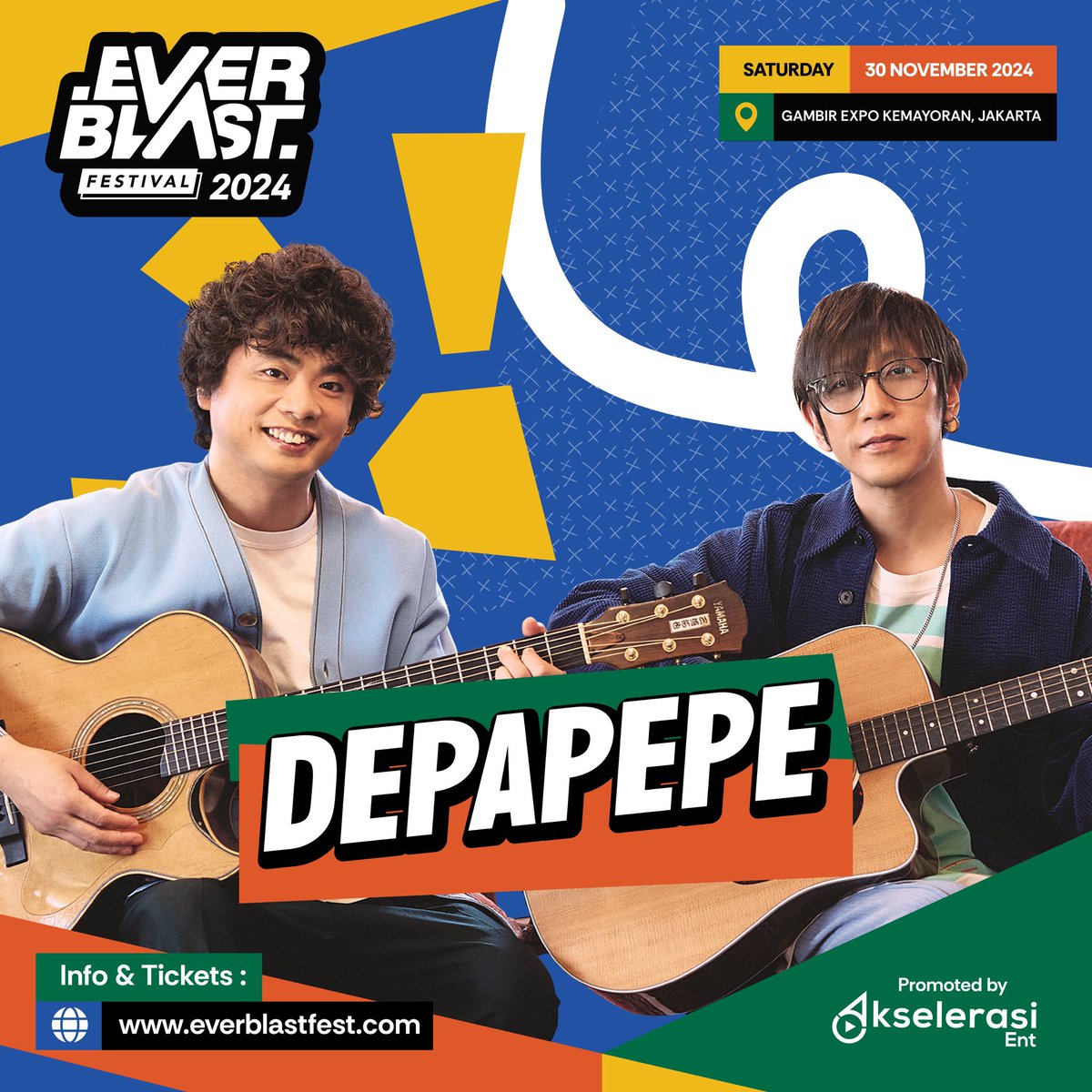 kolonigigs_'s tweet photo. 🚨𝐁𝐫𝐞𝐚𝐤𝐢𝐧𝐠🚨

Resmi 
✅ @DEPAPEPE_offi 
✅ @SWStheband 
✅ @311 
✅ Two Door Cinema Club 
 
Akan tampil di @everblastfest 30 November 2024 di Gambir Expo Kemayoran https://t.co/hFc0J6PjFq