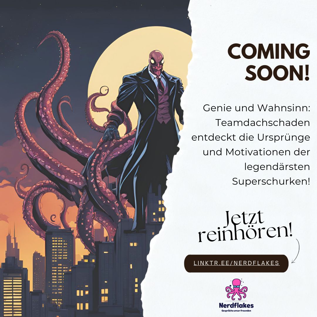 nerdflakes's tweet photo. #TeamDachschaden #Nerdflakes #Podcast #Comics #DC #Marvel #Superschurken #Bösewicht  #juvihatspaßanhashtags
https://t.co/9lTIUJETYW https://t.co/peekb7Zrr5