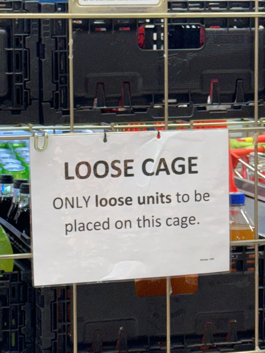 went to coles and they had a special cage there just for you