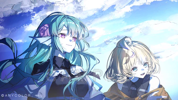 オリジナル楽曲 「Fly away」Finana Ryugu × Millie ParfaitMVイラストを担当させていただきました。何卒よろしくお願いいたします!#NIJISANJI_EN #NIJI_ENCOUNTER 