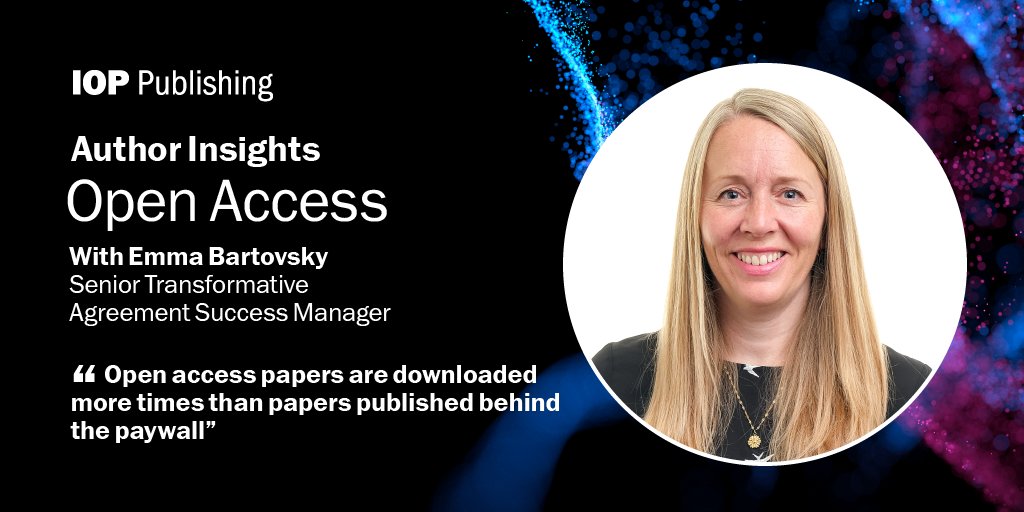 In our new short blog series, Emma Bartovsky discusses key benefits to publishing open access, including how you can get more eyes on your work, and enable wider collaboration. 

👉ow.ly/Fc1150SPSHK 

 #AuthorInsights #PublishingSupport #PublishingAdvice #ResearcherSupport