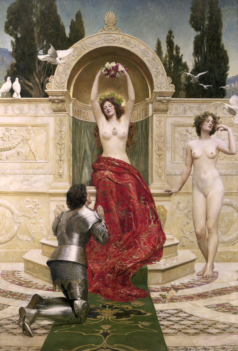 lettresetoiles's tweet photo. 🇬🇧 John Collier (1850-1934)
🖼️ Tannhäuser sur le Venusberg, 1901
🏛️ Galerie Atkinson, UK https://t.co/BZjwPPazFc