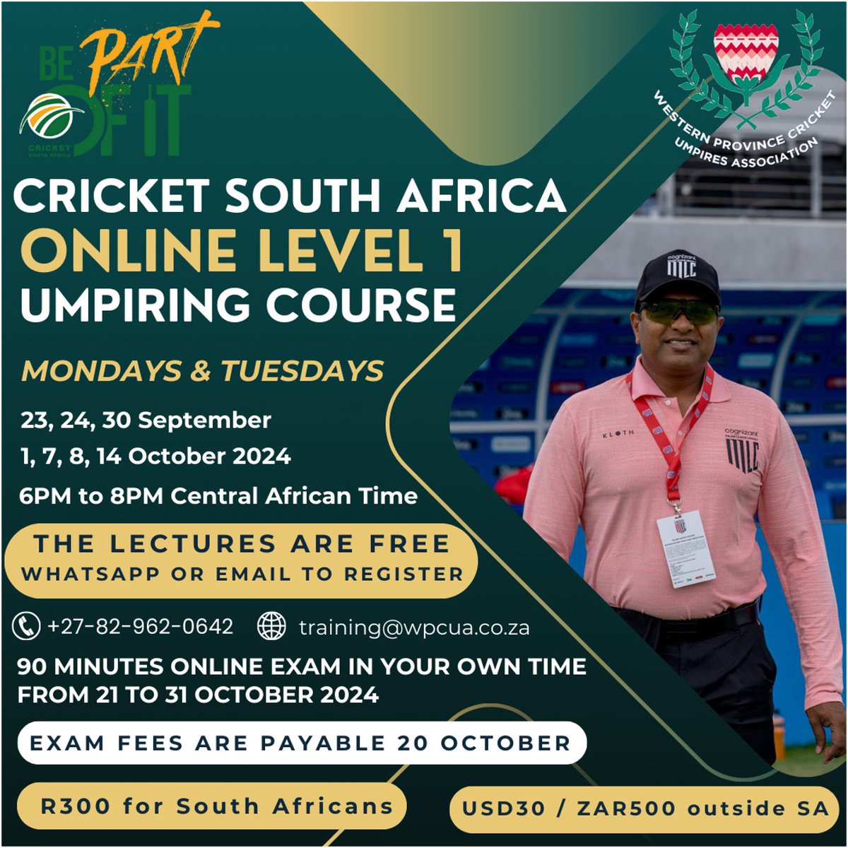 WP Cricket Umpires Association tweet media