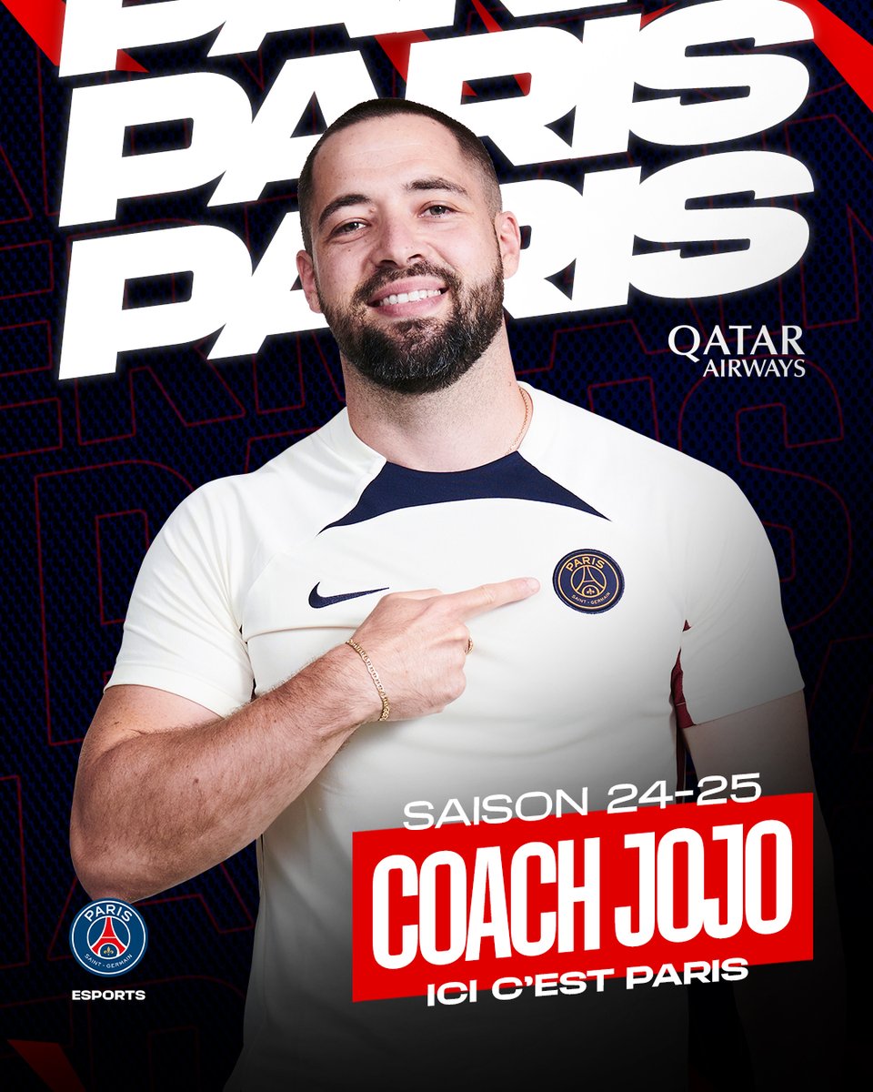 Comme vous l'avez deviné :
𝐂𝐎𝐀𝐂𝐇 𝐉𝐎𝐉𝐎 est de retour pour guider nos joueurs une année de plus 🔴🔵

Ravis de t'avoir parmi nous pour cette saison #FC25 !