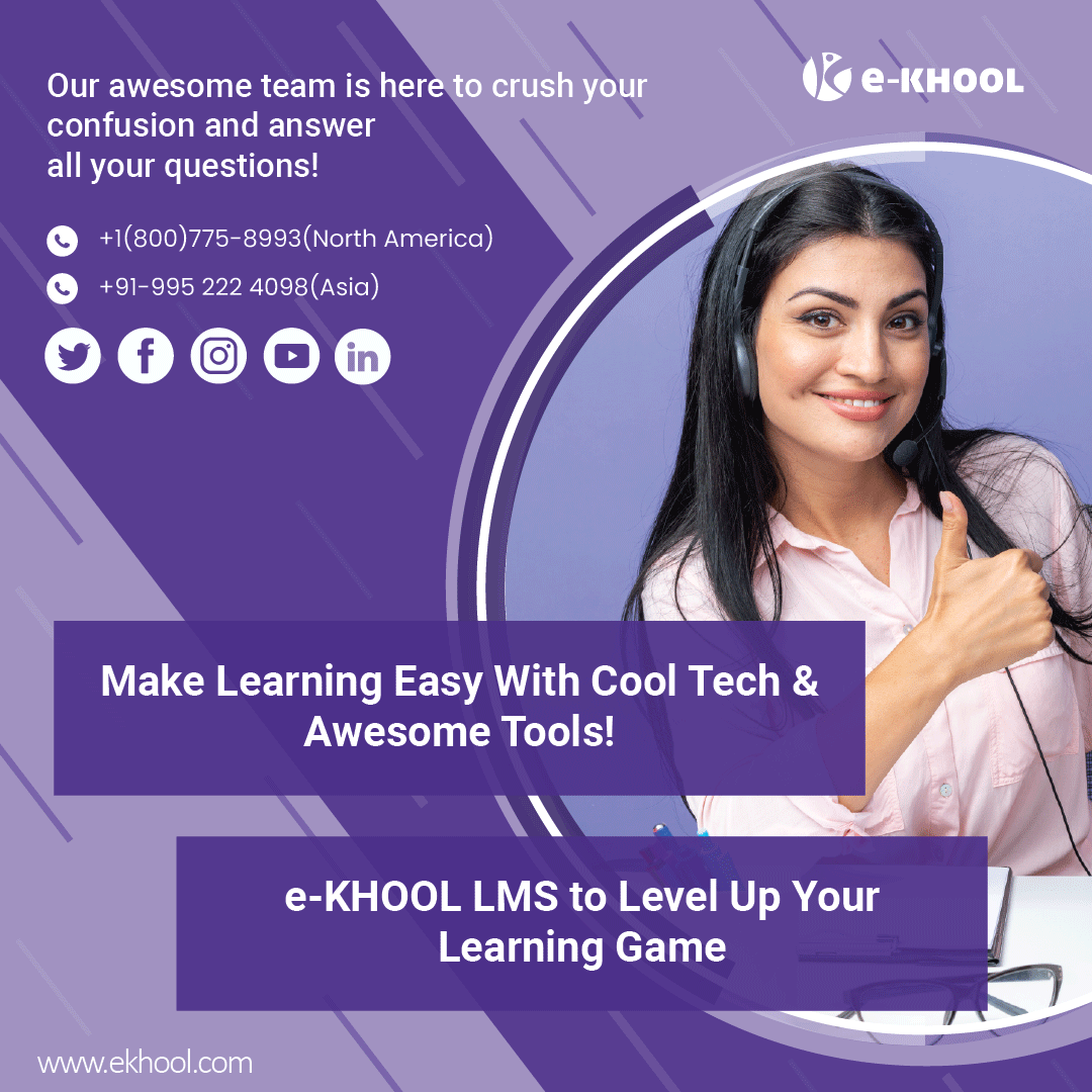 EkhoolLMS's tweet photo. Learn with confidence: Perfect for personal growth or enterprise-level training with e-khool Learning Software. Get your LMS free trial now!

Get your free trial now!..

#lms #saas #software 
#ArvindKejriwal #Thalapathy69 #SupremeCourt https://t.co/yv5aMjd2R0