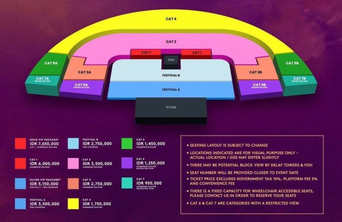 Wts ticket bruno mars festival B Rp. 3.000.000 
#wtsbrunomars #wtsbrunomarsjakarta 
Dm instagram <a href="/kurniaindahs/">Kur</a>