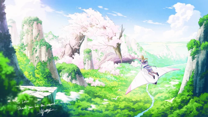 #皆さんラフと塗った後を見せてください  最近の作品で...!