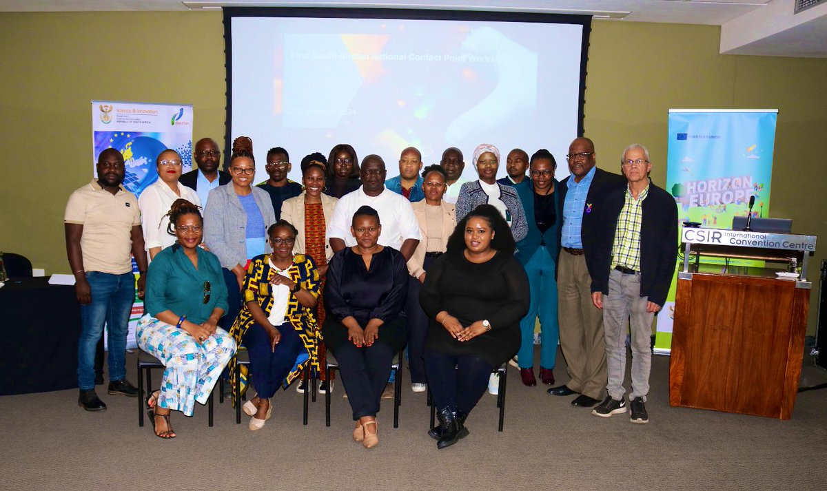lake2matubs's tweet photo. I had an opportunity to interact with the 🇿🇦 NCP Network for the Horizon Europe Framework Programme for R&amp;I looking forward to their valuable contribution to 🇪🇺🇿🇦 STI cooperation 🔬🔭🩺🧬💉☘️🪐🌍 thank you to @EURAXESSAfrica @EUinSA for support 🙏 https://t.co/OHUw8FFIcl