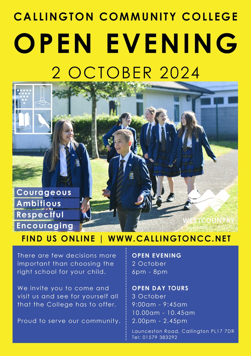 Our Open Evening will take place on Wednesday 2 October 6.00pm - 8.00pm. This does not require any booking and everyone is welcome to attend.
To book a place on one of our tours on Thursday 3 October, please click on the link below
forms.gle/y9zN6SUNciSpie…