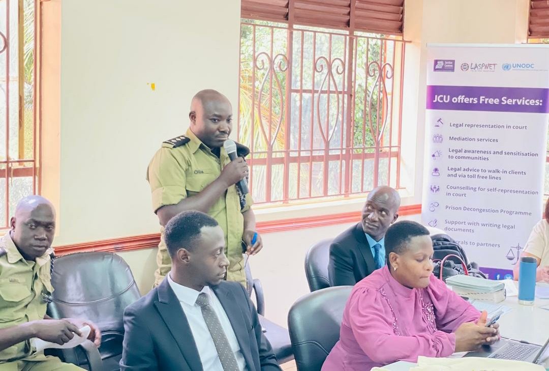 LaspnetUganda's tweet photo. Wakiso: Happening now, is the Inception & Launch meeting of @UNODC_EA Programme at Wakiso District Headquarters.The district leadership has welcomed the Programme & expressed a great desire to work with us during the programme implementation.
#LASPNETUNODCProgramme https://t.co/xiY1KrIEKc