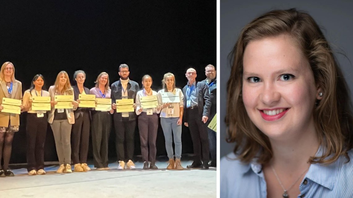 KirOxford's tweet image. Congratulations to DPhil student Linda Mies for winning a Bright Sparks Award at the European Congress of Immunology! 

Linda's abstract on cellular crosstalk in #RheumatoidArthritis was selected as one of the 24 best submissions from early career scientists.