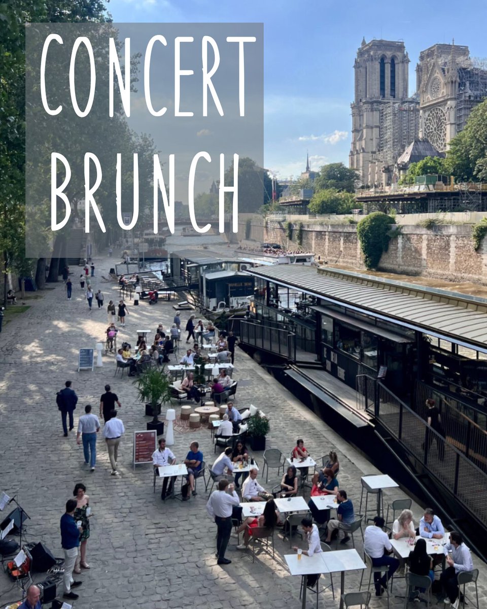 ✨ Deux jours avant Le Brunch des Mélomanes ! Un dimanche matin musical vous attend à Paris. Réservez vite ! 🌟 Plus d'infos ici : bit.ly/3MrwvoD #BrunchParis #ConcertLive #Seine