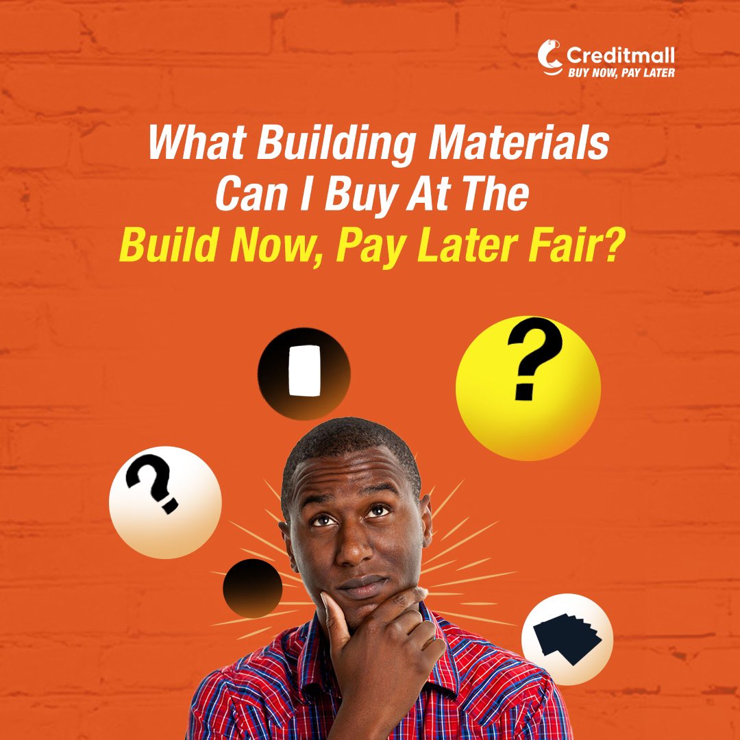 creditmallgh's tweet photo. Thread 

1 | What building material are you picking? 🤔
You too for be efiewura! Head to a Creditmall Build Now, Pay Later Fair near you and begin shopping for as little as GHS200 today! 

#buildnowpaylater #affordablebuildingmaterials #homeappliancedeals #getmooorewithcreditmall https://t.co/kIK2rUUdcb