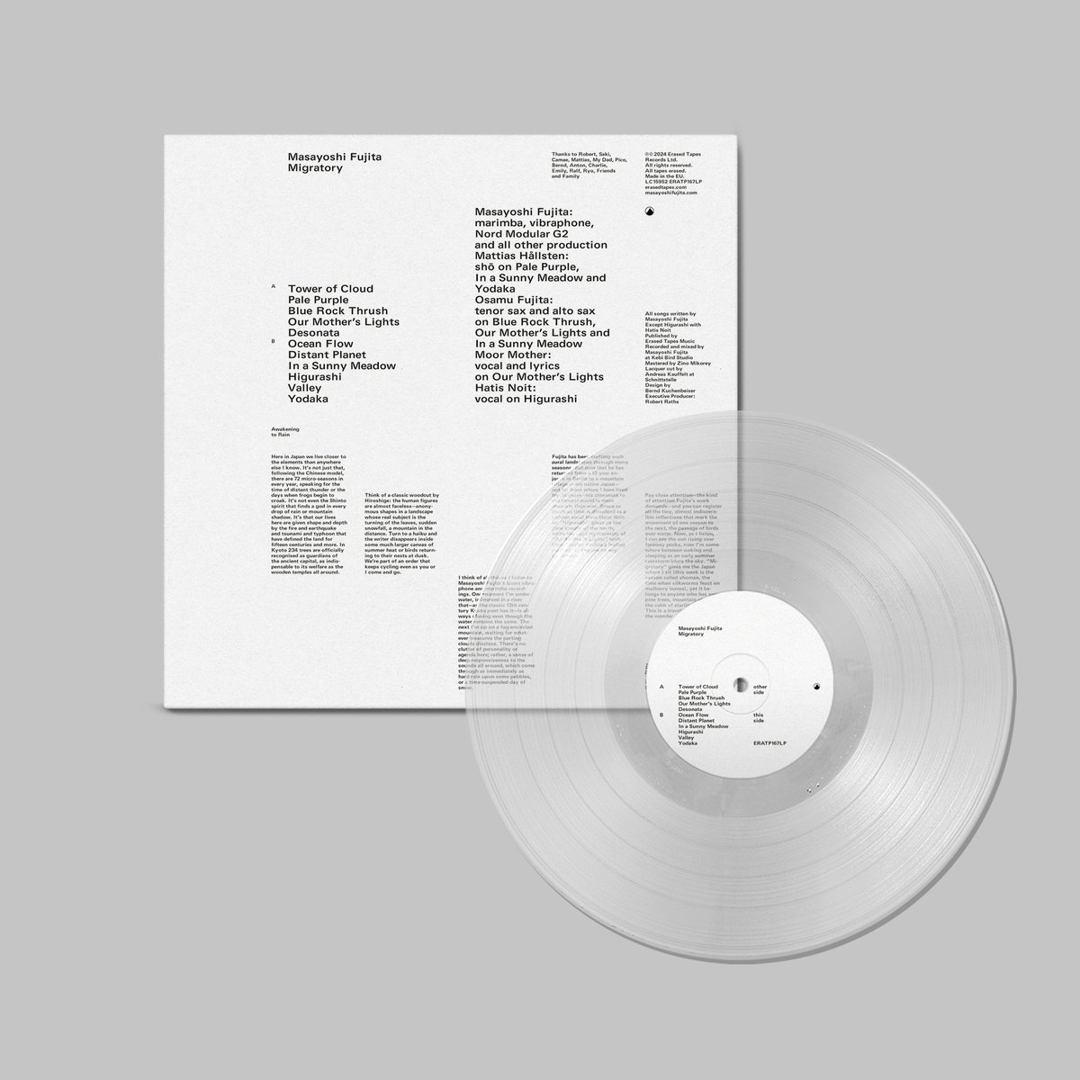 My new album Migratory is out now. It’s all and most up-to-date of me now. I put so much love and energy and passion and creativity into it more than ever with the greatest @erasedtapesrecords team.

Please do give it a listen. Hope this resonates with you and inspire you.