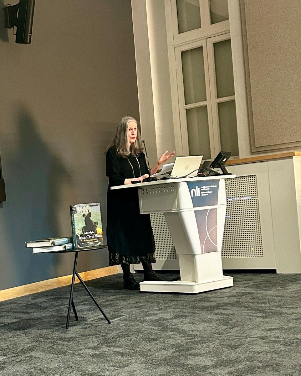 Dr Helene O'Keeffe (@heleneokeeffe) on Twitter photo 📚✨ Wonderful to see so many friends & contributors at the <a href="/NLIreland/">National Library of Ireland</a> launch of the 'Atlas of the Irish Civil War: New Perspectives.'
Special thanks to <a href="/CorkUP/">CorkUniversityPress</a> for organising, NLI Director Dr Audrey Whitty for hosting, & the brilliant Catriona Crowe for launching. 📚✨ Wonderful to see so many friends & contributors at the <a href="/NLIreland/">National Library of Ireland</a> launch of the 'Atlas of the Irish Civil War: New Perspectives.'
Special thanks to <a href="/CorkUP/">CorkUniversityPress</a> for organising, NLI Director Dr Audrey Whitty for hosting, & the brilliant Catriona Crowe for launching.
