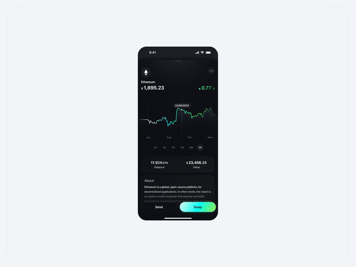 crypto / details / mobile app