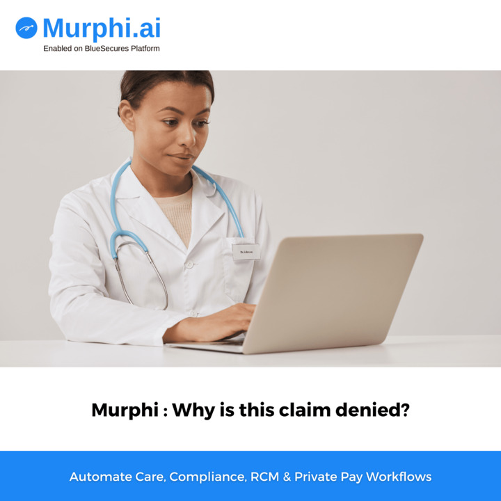 MurphiAI's tweet image. Resolve claim denials faster with Murphi.ai. Get detailed summaries to address issues swiftly.

Visit us at - bluesecures.ai
.
.
#claimdenial #claimresolution #murphiai #healthcarebilling #bluesecures