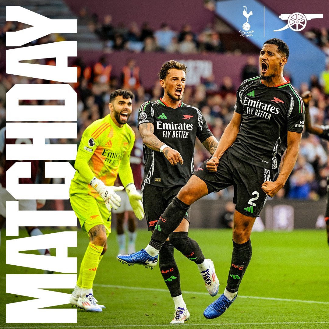 ⚫️ 𝗠𝗔𝗧𝗖𝗛𝘿𝘼𝙔 🔴

🆚 Tottenham Hotspur
🕑 2pm (UK)
🏆 Premier League
🏟 Tottenham Hotspur Stadium