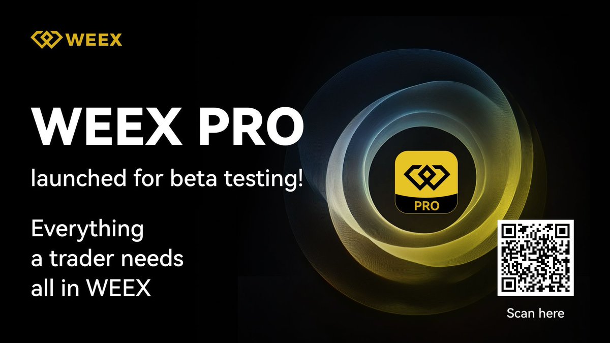 🚀 Exciting News! The new WEEX Pro App is here and ready for open beta  testing! 🎉 Discover next-level trading with faster speeds, enhanced  security, and a seamless experience. This upgrade is
