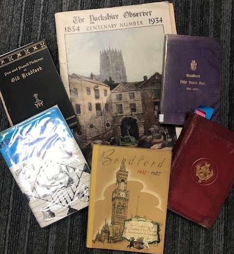 ArchivesBgs's tweet photo. We are delighted that Bradford is the UK City of Culture for 2025. We are very lucky to have many books relating to our city's rich history as well as the history of our school in the Bradford Grammar School Archives. #BD25 #Bradford25 #BGS_OBs #BGSfamily #BradfordGrammar https://t.co/pvamgh1VSt