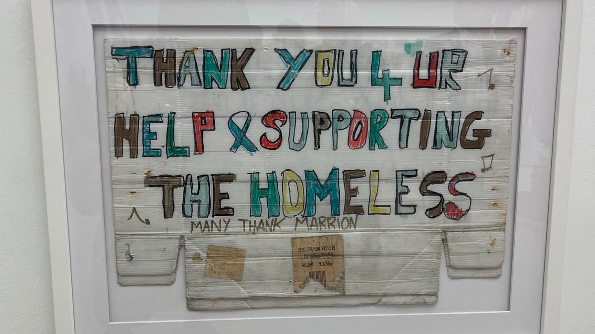 Depaulintl's tweet photo. Great to be at the launch of #HomelessnessReframed at @saatchi_gallery, @HomewardsUK important exhibition showcasing the complexities of #homelessness through art.
@DepaulUK https://t.co/z02nTrnWSd