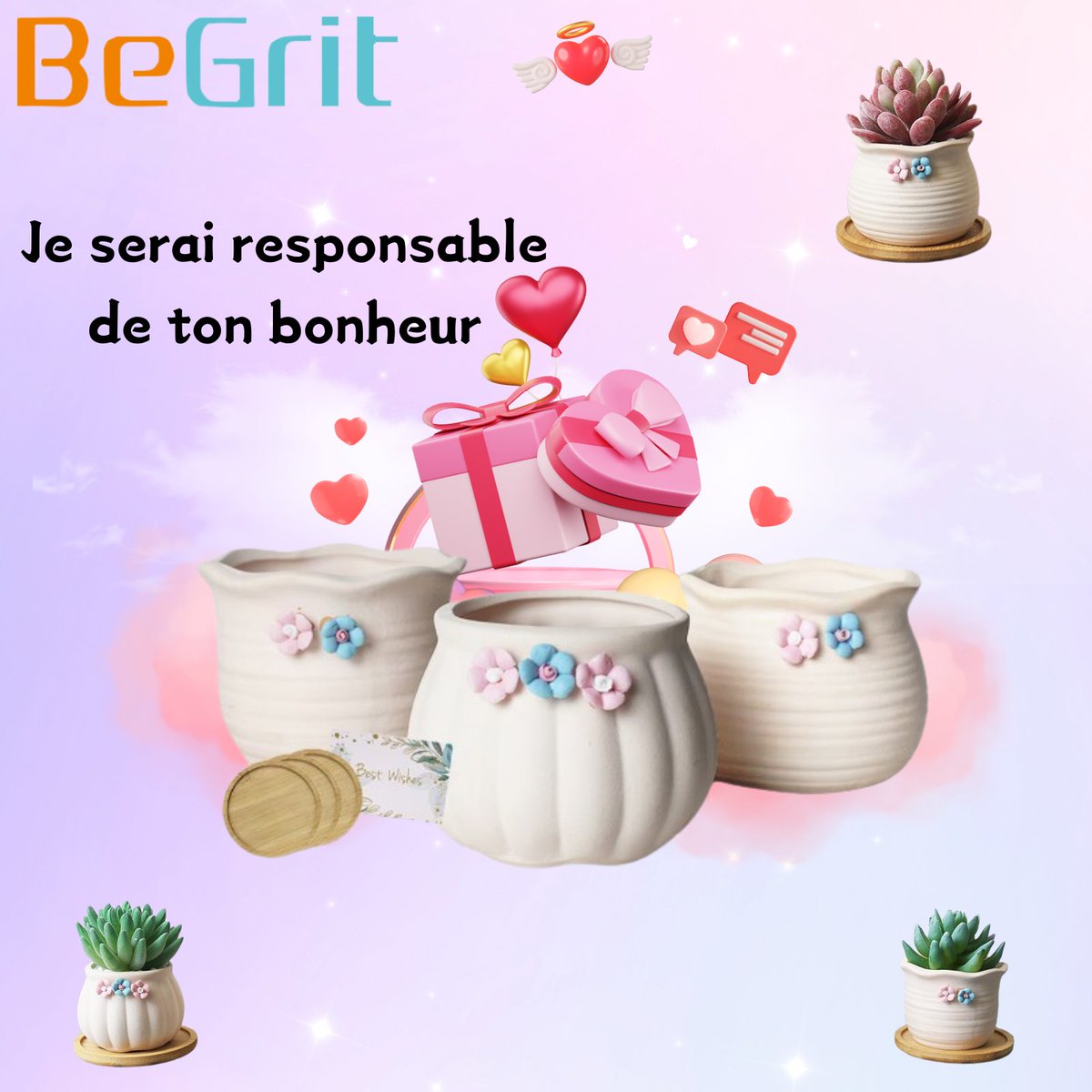 cryingsale's tweet photo. 🎁Des petits pots de fleurs sélectionnés, transmettant verdure et chaleur, une nouvelle tendance en matière de cadeaux ! ‌🌿
Venez en choisir un et laissez l'amour et la beauté grandir avec la verdure ! 🌱💖
Rappel chaleureux : le produit ne contient pas de plantes. https://t.co/cMQZtnDcDt