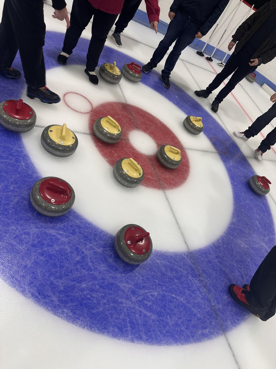 SportAbilityAS's tweet photo. First SportAbility curling session with the guys from dates and Mates 🥌

Everyone had a great time learning the skills of sliding and ending the session with a game of short curling💜 

@activestirling1 

#SportAbilityAS https://t.co/KhPfE9ZsGd