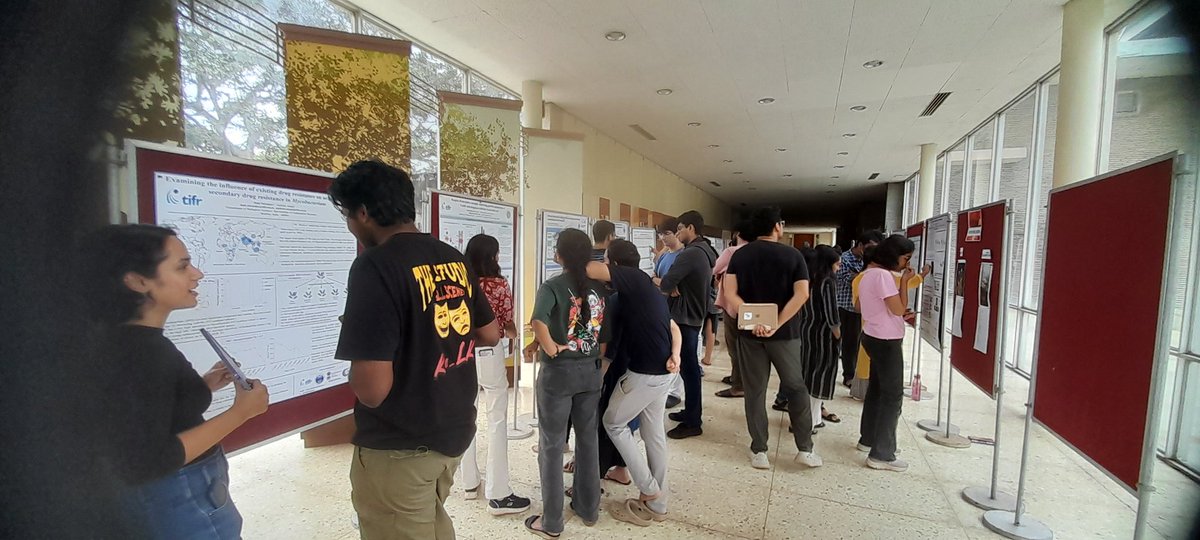 Day 2 of poster session at our yearly annual talks #DBSAT2014 <a href="/TIFRScience/">Tata Institute of Fundamental Research</a> <a href="/TIFR_Bio/">DBS TIFR</a>