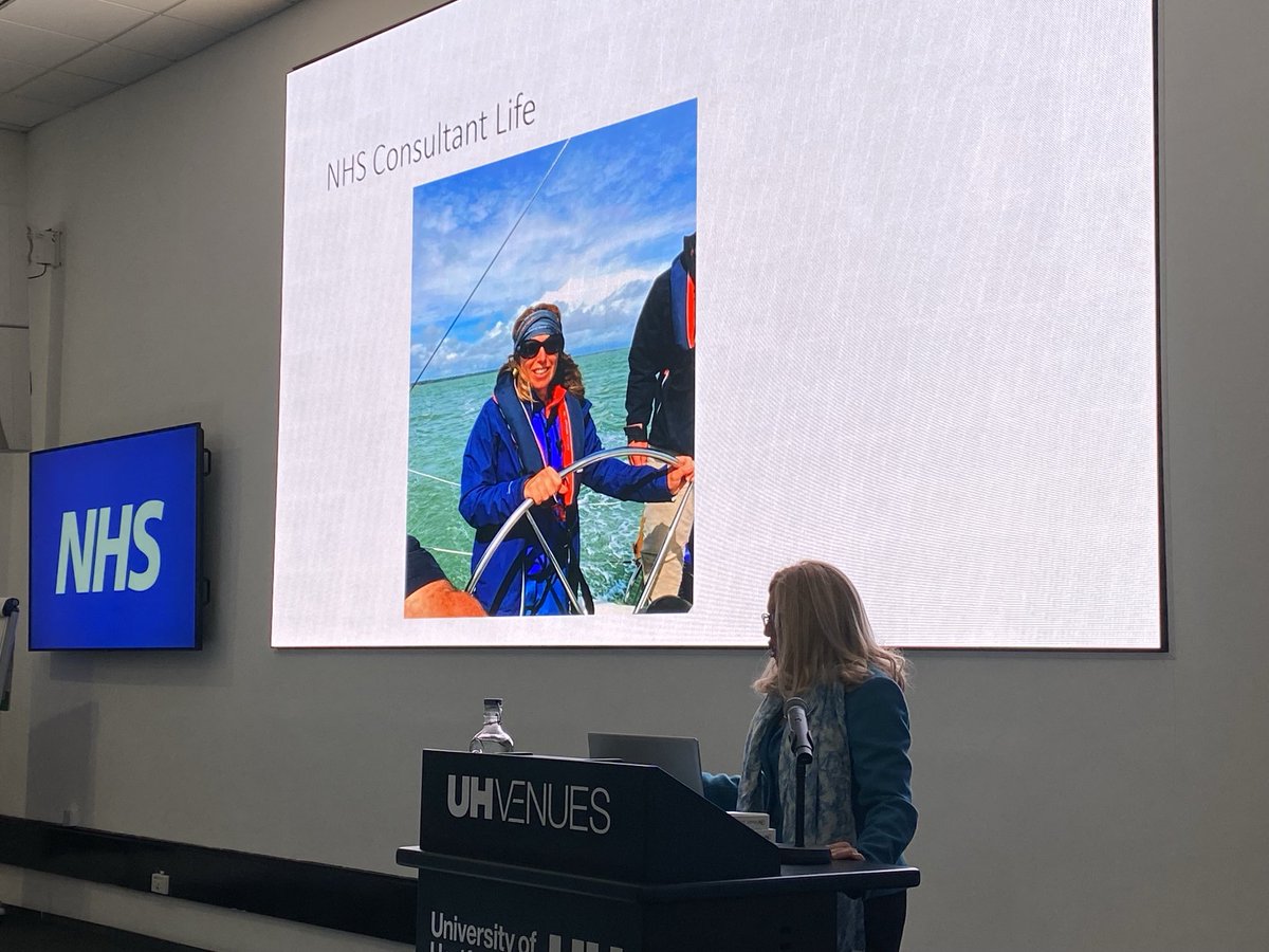 ⁦<a href="/DrEstherSabel/">Esther Sabel</a>⁩ comparing life as an #NHS consultant to sailing on the Solent #meded