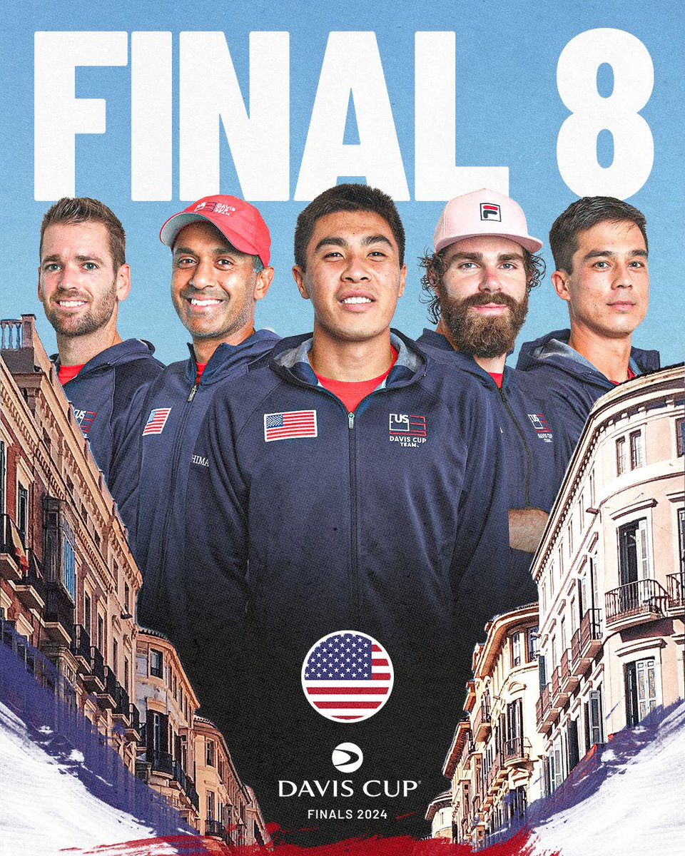 USA ➡️ Final 8 🇺🇸🇺🇸🇺🇸

A flawless week in Zhuhai for the Americans to earn them a spot in Malaga in November 👏

#DavisCup | <a href="/usta/">USTA</a>