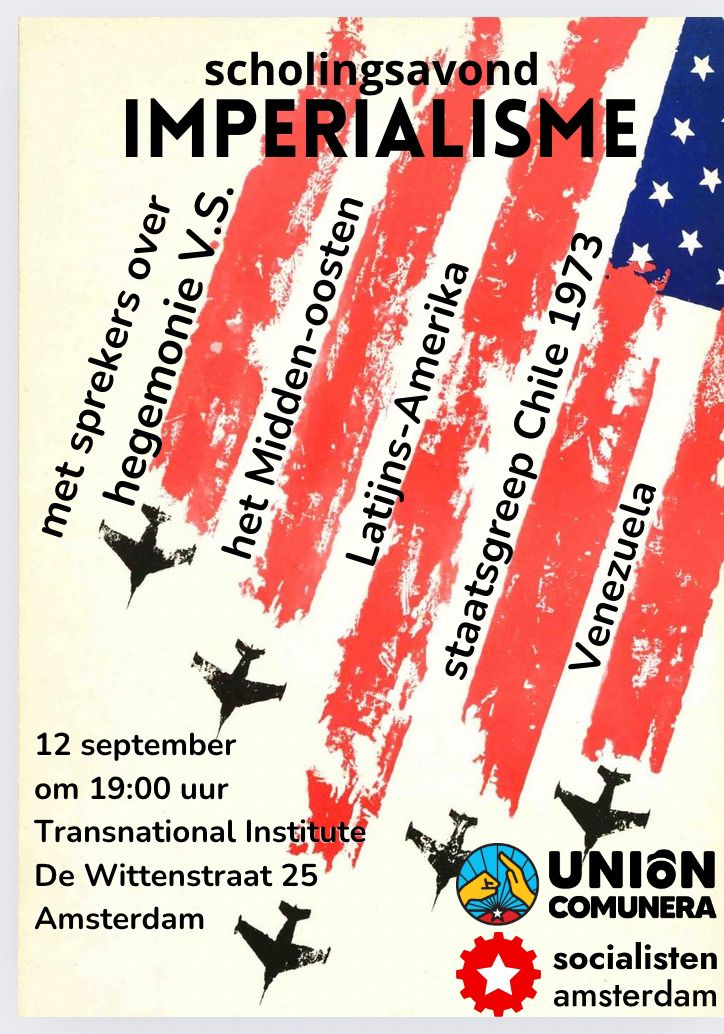 Exitosa presentación de los Comuneros venezolanos en Amsterdam - Países Bajos, sobre la Revolución Bolivariana #Comunas #DiplomaciaBolivariana
<a href="/CancilleriaVE/">Cancillería Venezuela 🇻🇪</a> <a href="/yvangil/">Yvan Gil</a>
Outstanding presentation of the Venezuelan Comuneros in Amsterdam, the Netherlands, on the Bolivarian Revolution