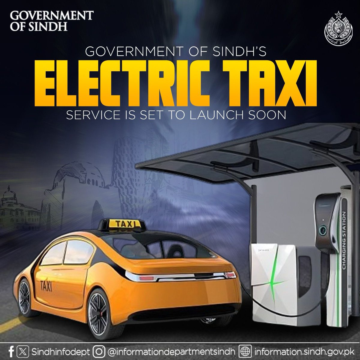 PPPDigitalKPK_'s tweet photo. The Government of Sindh is set to launch an Electric Taxi Service, enabling citizens to benefit from safe, modern, and eco-friendly travel facilities.

#ProgressiveSindh #VisionSindh https://t.co/8MpfRfUzeV
