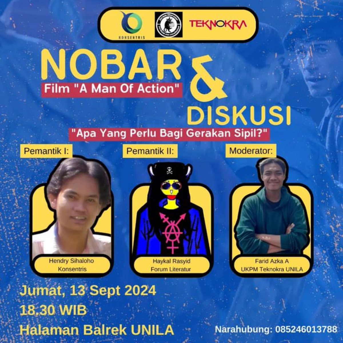 #GerakanSipil
#GerakanRakyat #peringatandarurat #PanggilanDarurat
#daruratdemokrasi
#MariLebihRadikal
#MenyuarakanKebenaran
Catatan: Bawa botol minum masing-masing.