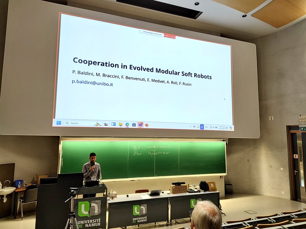 Evolutionary Robotics and Artificial Life lab tweet media