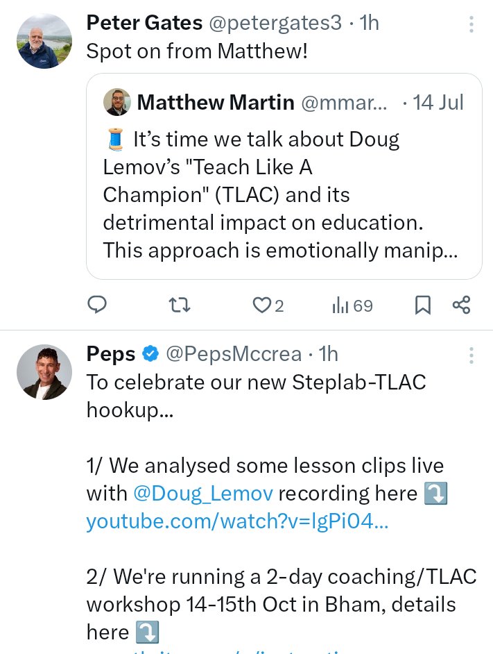 My edutwitter feed is a joy sometimes...