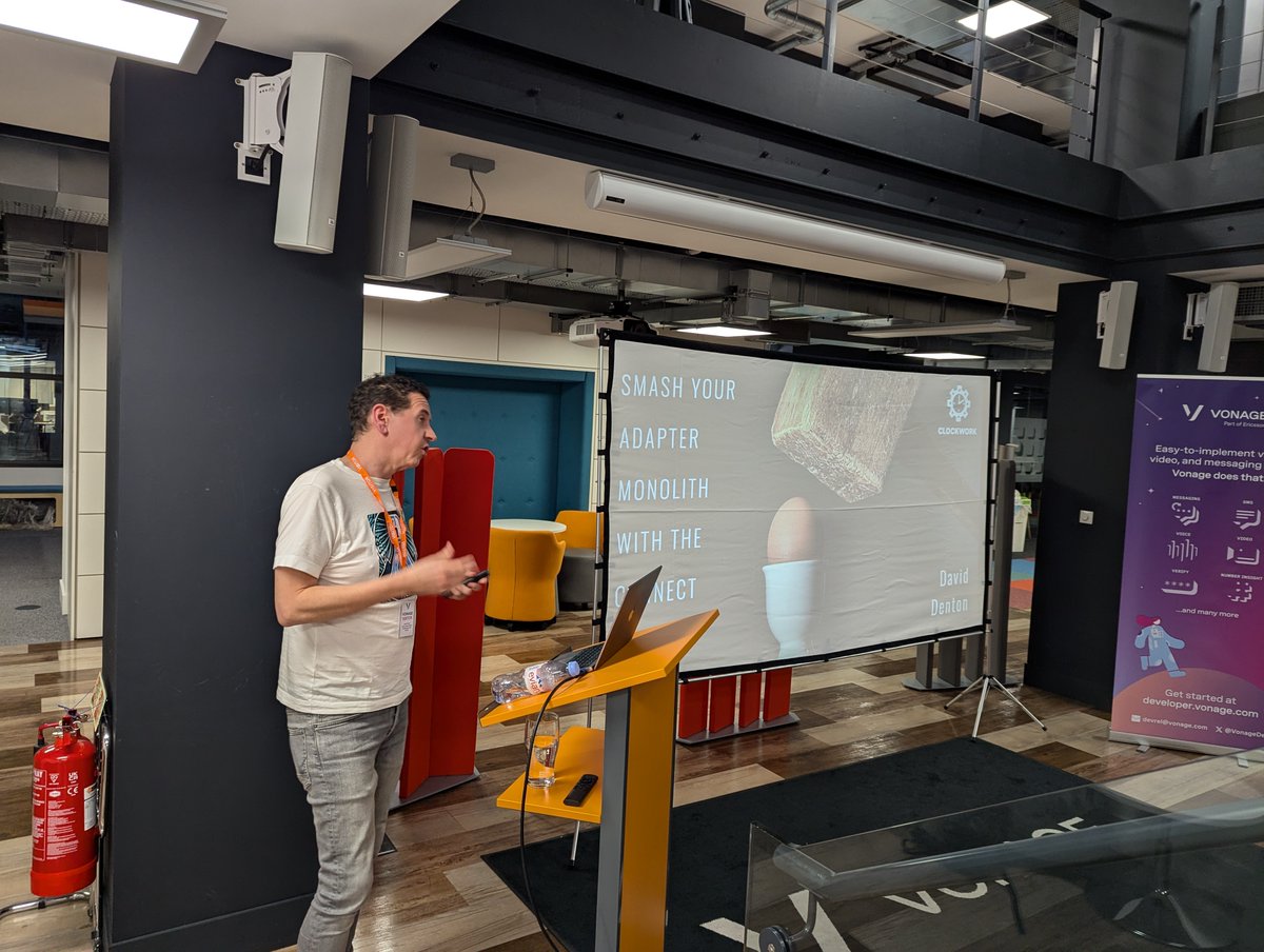 KotlinLondon (@kotlinlondon) on Twitter photo Another successful event! Thanks <a href="/VonageDev/">Vonage Developer</a> for hosting us and to <a href="/devwithzachary/">Zachary Powell 🥑</a> and David Denton for their talks.
Subscribe to our Meetup and follow us on Linkedin to learn about our next events.
meetup.com/kotlin-london/
linkedin.com/company/kotlin… Another successful event! Thanks <a href="/VonageDev/">Vonage Developer</a> for hosting us and to <a href="/devwithzachary/">Zachary Powell 🥑</a> and David Denton for their talks.
Subscribe to our Meetup and follow us on Linkedin to learn about our next events.
meetup.com/kotlin-london/
linkedin.com/company/kotlin…