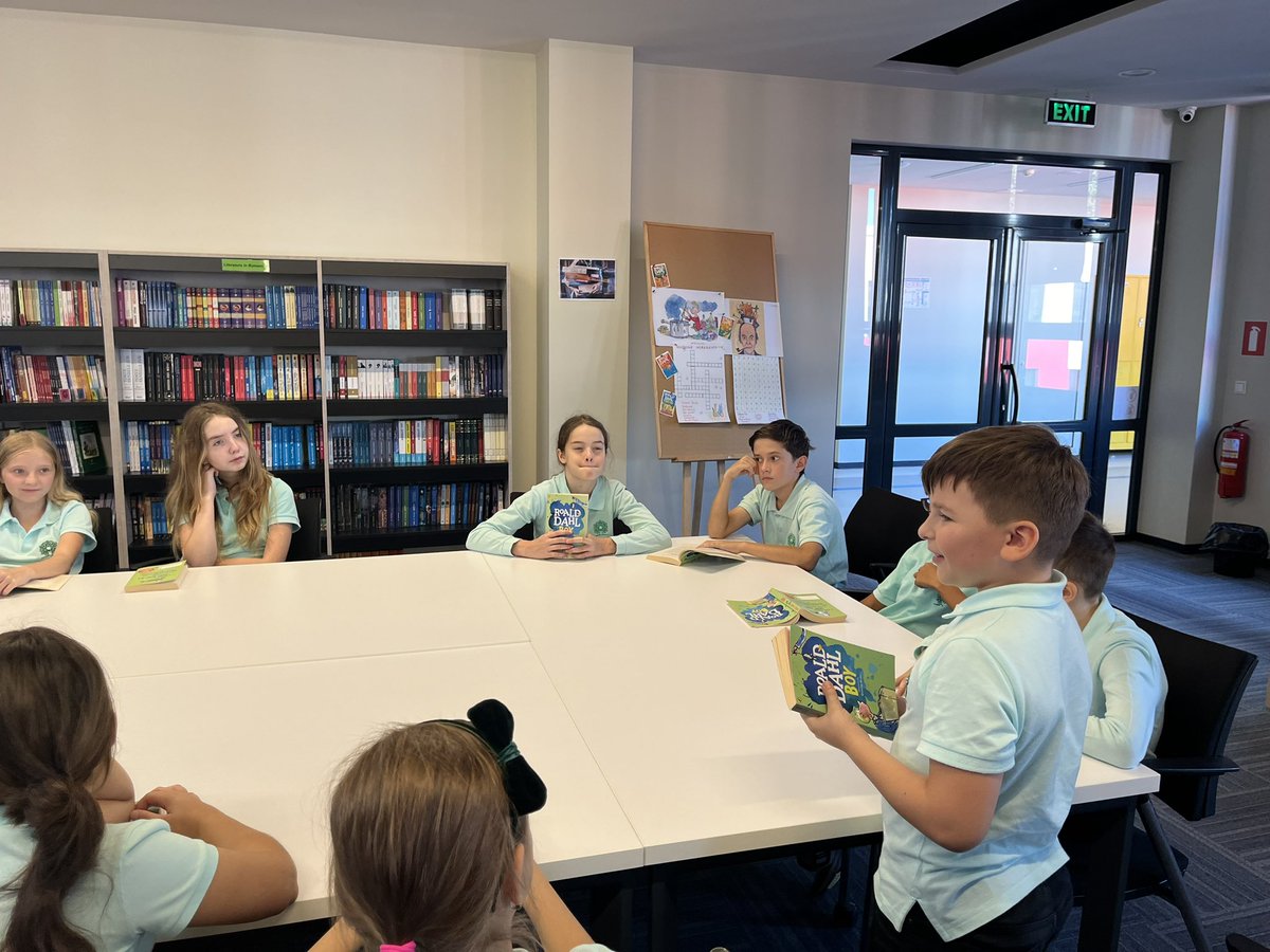 HIS_larisamirza's tweet photo. Today was #RoaldDahlDay, and 6E at @HIS_Moldova celebrated with a Story Circle called #MischievousMoments The Ss told their best, safest pranks and laughed over great stories. A Dahl-themed #Kahoot quiz game was the last thing we did on the fun day. #FunInTheClassroom 📚 https://t.co/Ud64E9fQVp