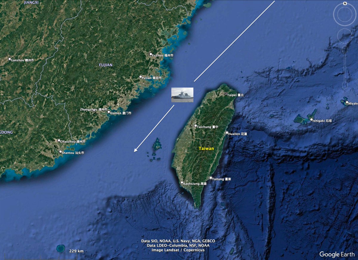German frigate "Baden-Württemberg" is currently passing the Taiwan Strait. German Defense Minister Pistorius:

"Those are international waters. We are going through."

Beijing is calling it a provocation.