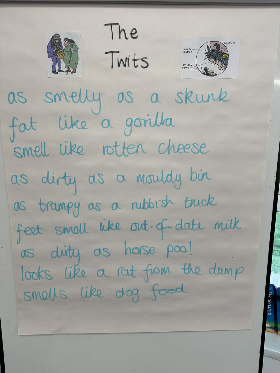 griffinprimary's tweet photo. Roald Dahl day is in full swing, dressing up and creating similes for The Twits #gpsreading #readingforpleasure #RoaldDahlStoryDay https://t.co/1uG4JdYJbw