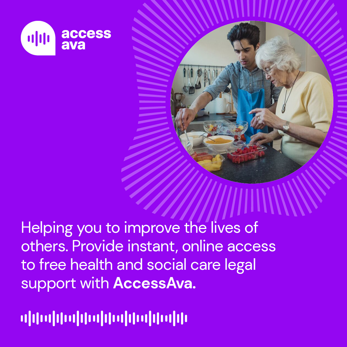 We have partnered with Access Social Care to bring you AccessAva on our website. AccessAva is robot (sometimes called a chatbot). 

It can give you information and guidance about your social care rights 24 hours a day, 7 days a week. 

Find out more here: inclusiongloucestershire.co.uk/accessava/