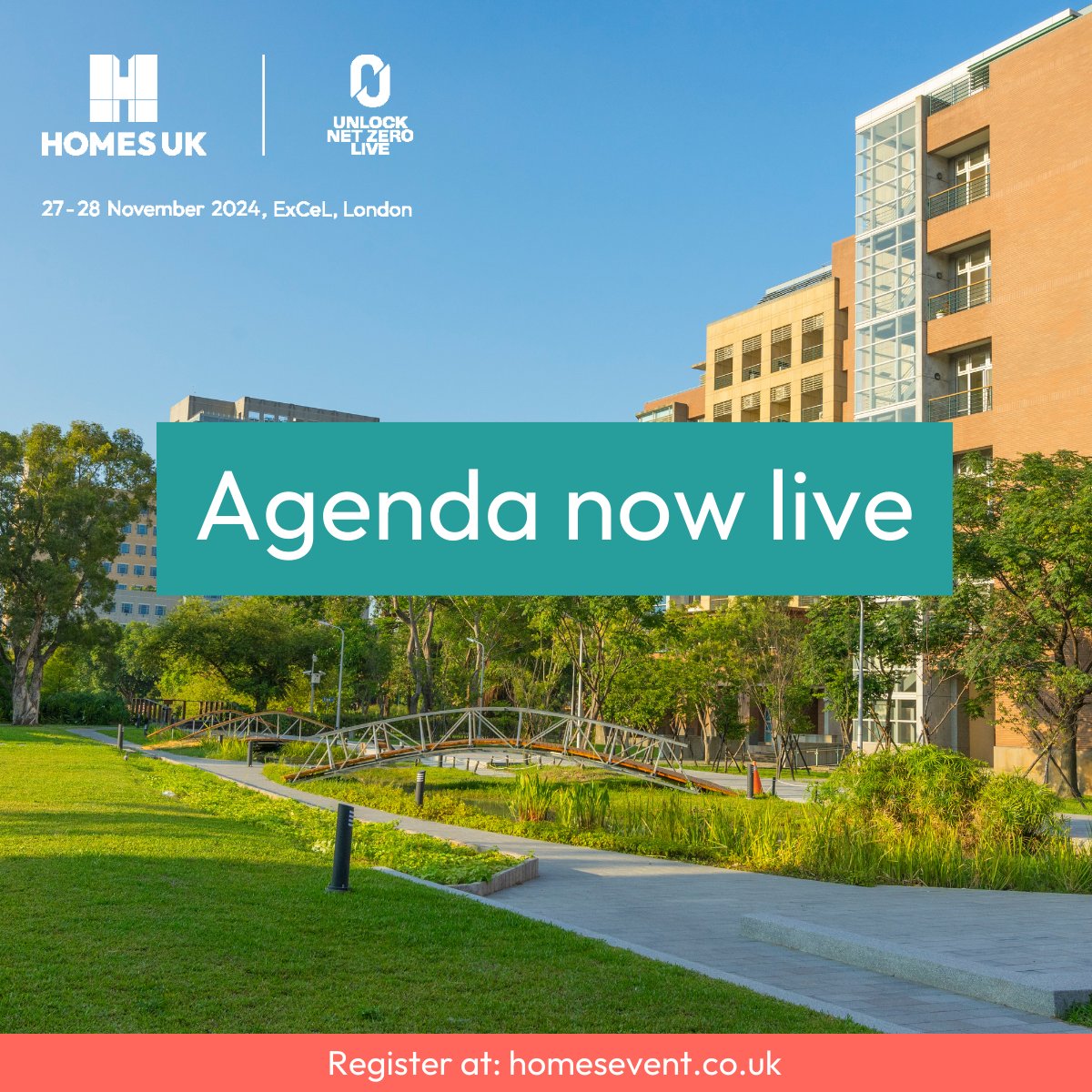 ❗📄Agenda for #HOMESUK and #UnlockNetZeroLive is now live. View it here now: homesevent.co.uk/conference-pro…

Don't forget to book your free* ticket now &gt;&gt;&gt; eventdata.uk/Forms/Form.asp…