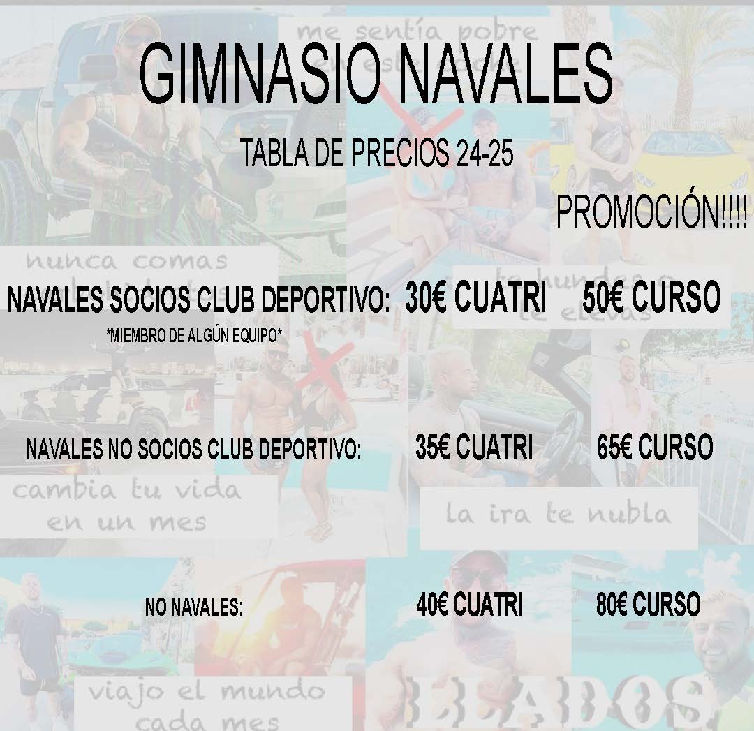 CDNavalesUPM's tweet photo. Aquí están las tarifas del curso 24-25 del Gym de Navales, con una PROMOCIÓN muy golosa, Os esperamos!!!! #UPM #fitness #llados https://t.co/SQUXbu6hYi